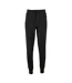 Womens/ladies Jake Slim Jogging Bottoms Black SOLS-1