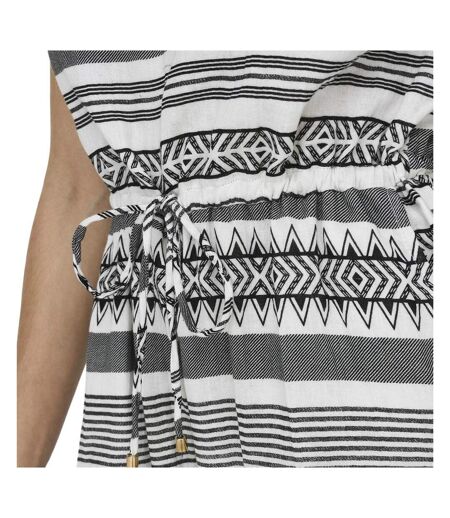 Combinaison blanc/gris/noir femme only nora - l