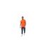 Mens Climacool T-shirt Orange Adidas-1