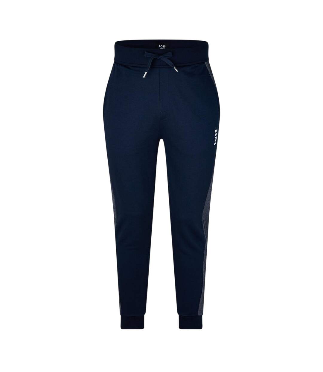Pantalon De Jogging Homme Bleu Marine Blanc Boss-1