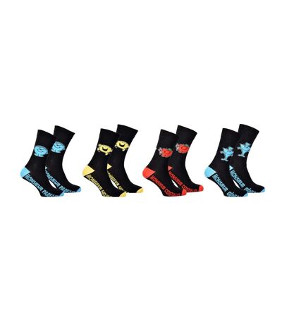 Chaussettes homme MONSIEUR MADAME en Coton -Assortiment modèles photos selon arrivages- - Pack de 4