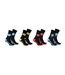 Chaussettes homme MONSIEUR MADAME en Coton -Assortiment modèles photos selon arrivages- - Pack de 4-1