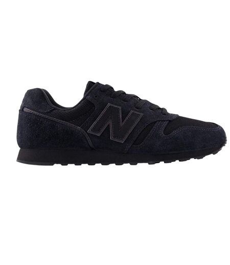 Mens 373 Suede Trainers Black Magnet Grey New Balance
