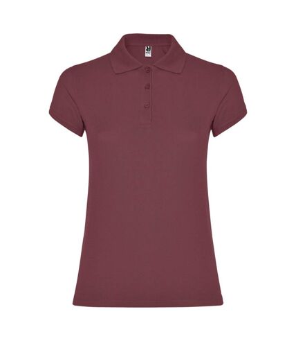 Polo star femme rouge vif Roly