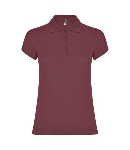 Polo star femme rouge vif Roly