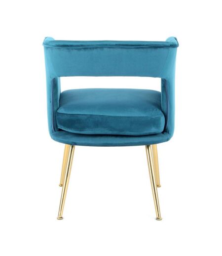 Fauteuil AME en polyester doux et soyeux fait main