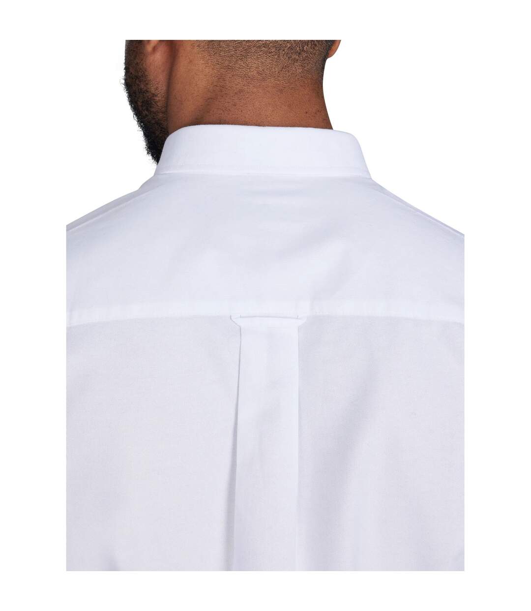 Mens oxford lightweight short-sleeved shirt white Raging Bull-2