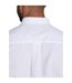 Mens oxford lightweight short-sleeved shirt white Raging Bull-2