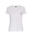 T-shirt Blanc Femme Pieces Merima - L