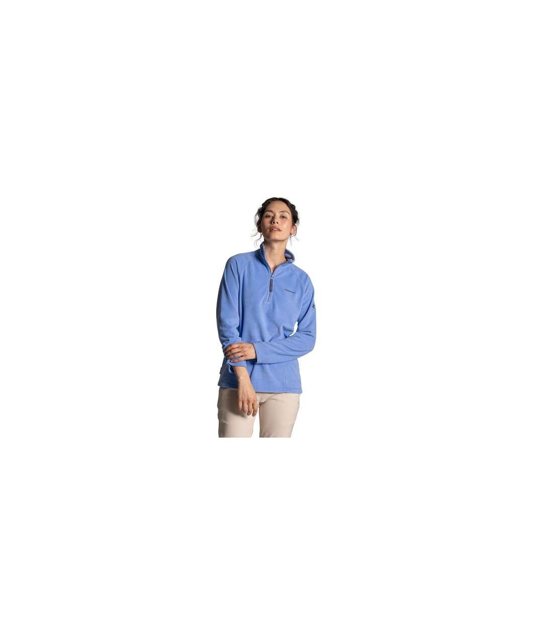 Haut Polaire À Col Montant Zippé Nation Trust Miska Femme Bleu Clair Craghoppers-1