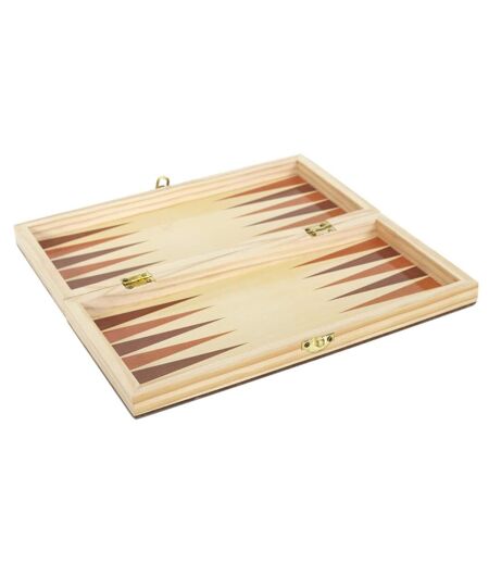 Jeu de Société en Bois 3 en 1 29cm Naturel