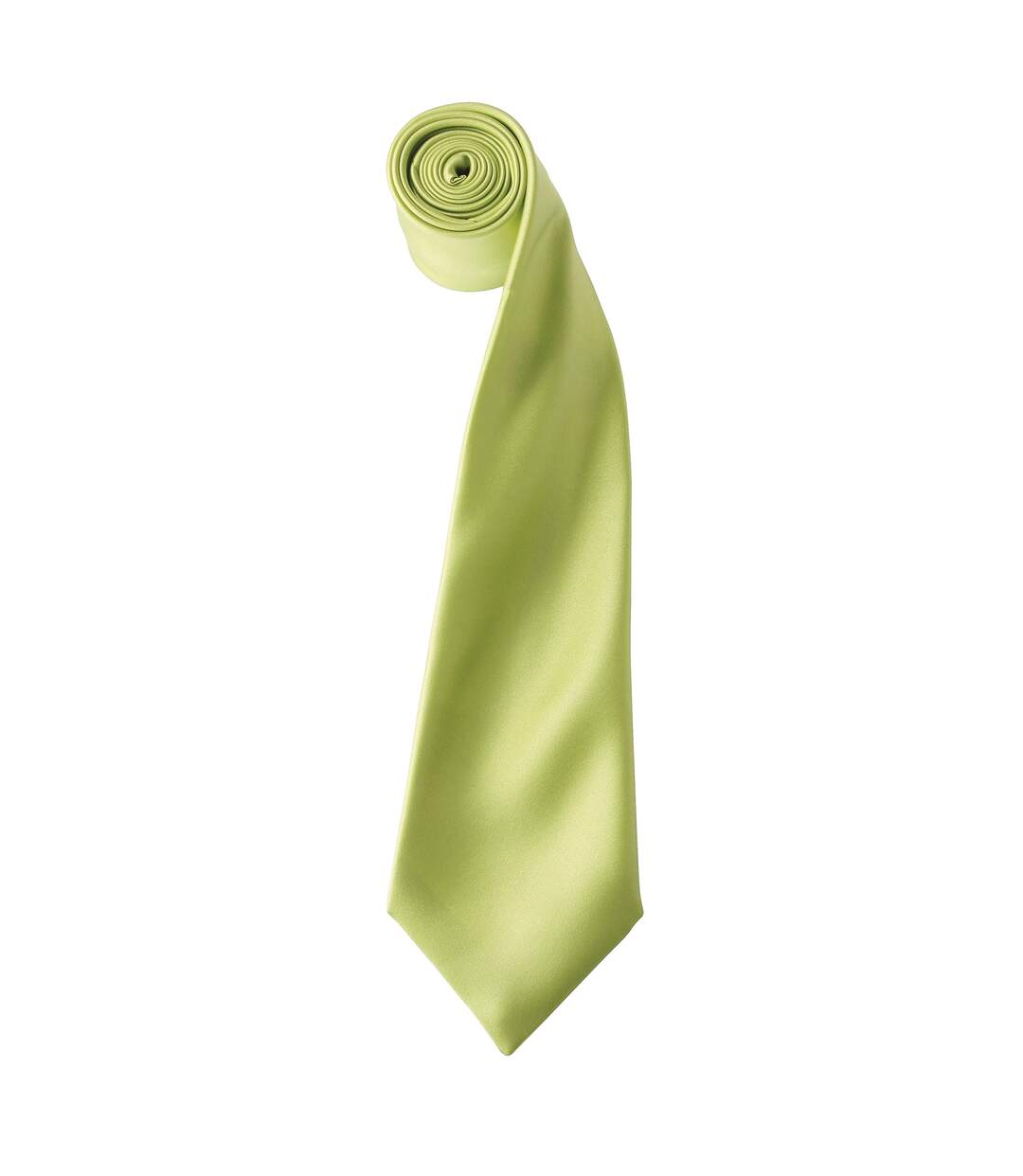 Cravate unie homme taille unique vert citron Premier