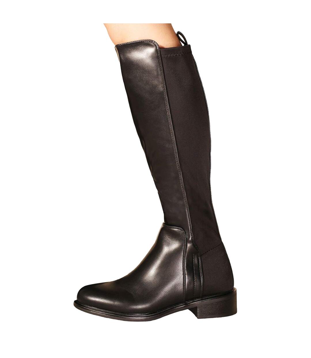 Bottes hauteur genoux parker femme noir Where´s That From-1