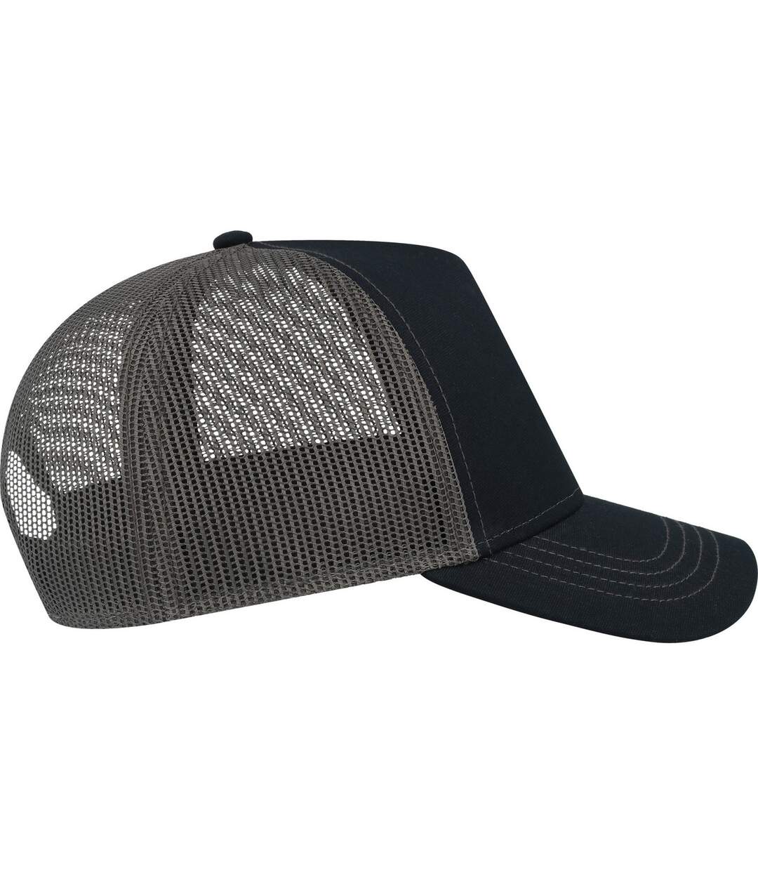 Casquette trucker rapper adulte bleu marine / gris foncé Atlantis-3