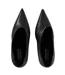 Womens/ladies Leather Stiletto Heel Ankle Boots Black Steve Madden-3