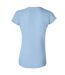 T-shirt À Manches Courtes Femme Bleu Clair Gildan-2