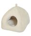 Igloo pour chat en fourrure Olympe 46 x 46 cm