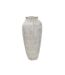 Vase Déco en Résine Stiky 50cm Or & Blanc-1