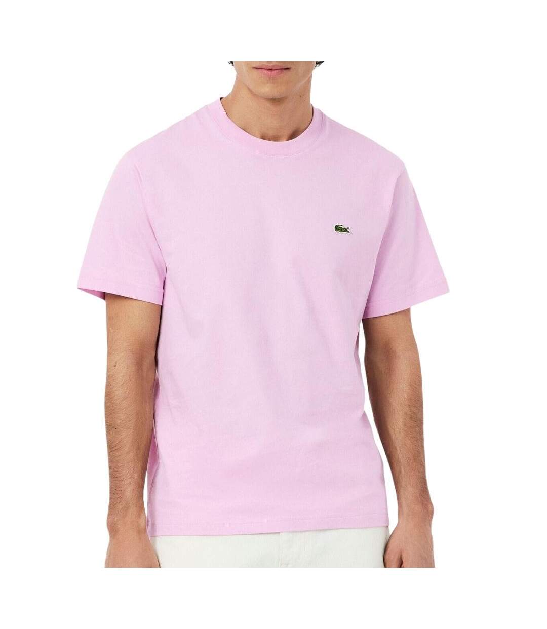 T-shirt rose homme lacoste th73181-1