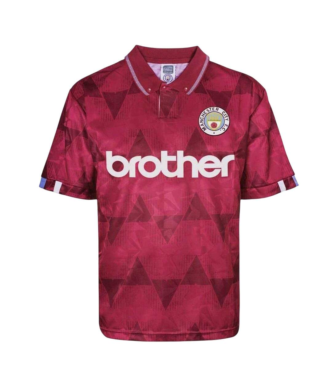Maillot Extérieur Motif/style Manchester City Fc Homme Violet Blanc Score Draw-1