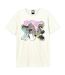 T-shirt Flowers Adulte Vieux Blanc Amplified-1