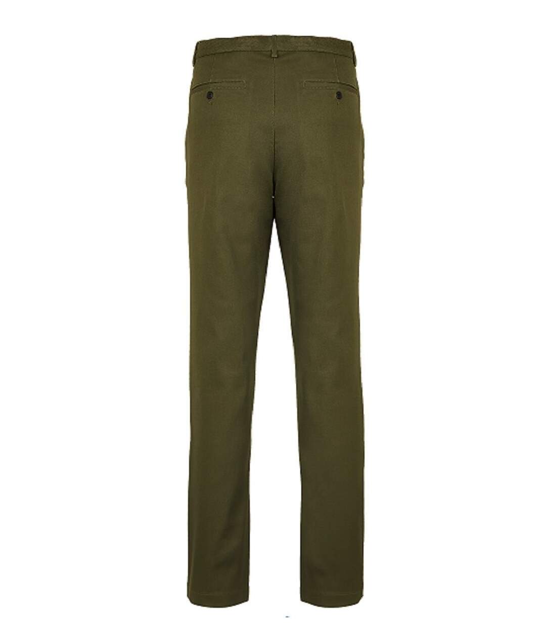 Pantalon chino taille élastiquée - Homme - 03178 - vert kaki intense