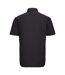 Chemise de travail en popeline 100% coton à manches courtes homme noir Russell-2