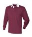 Front Row Mens Long Sleeve Sports Rugby Shirt (Bottle Green) - UTRW473