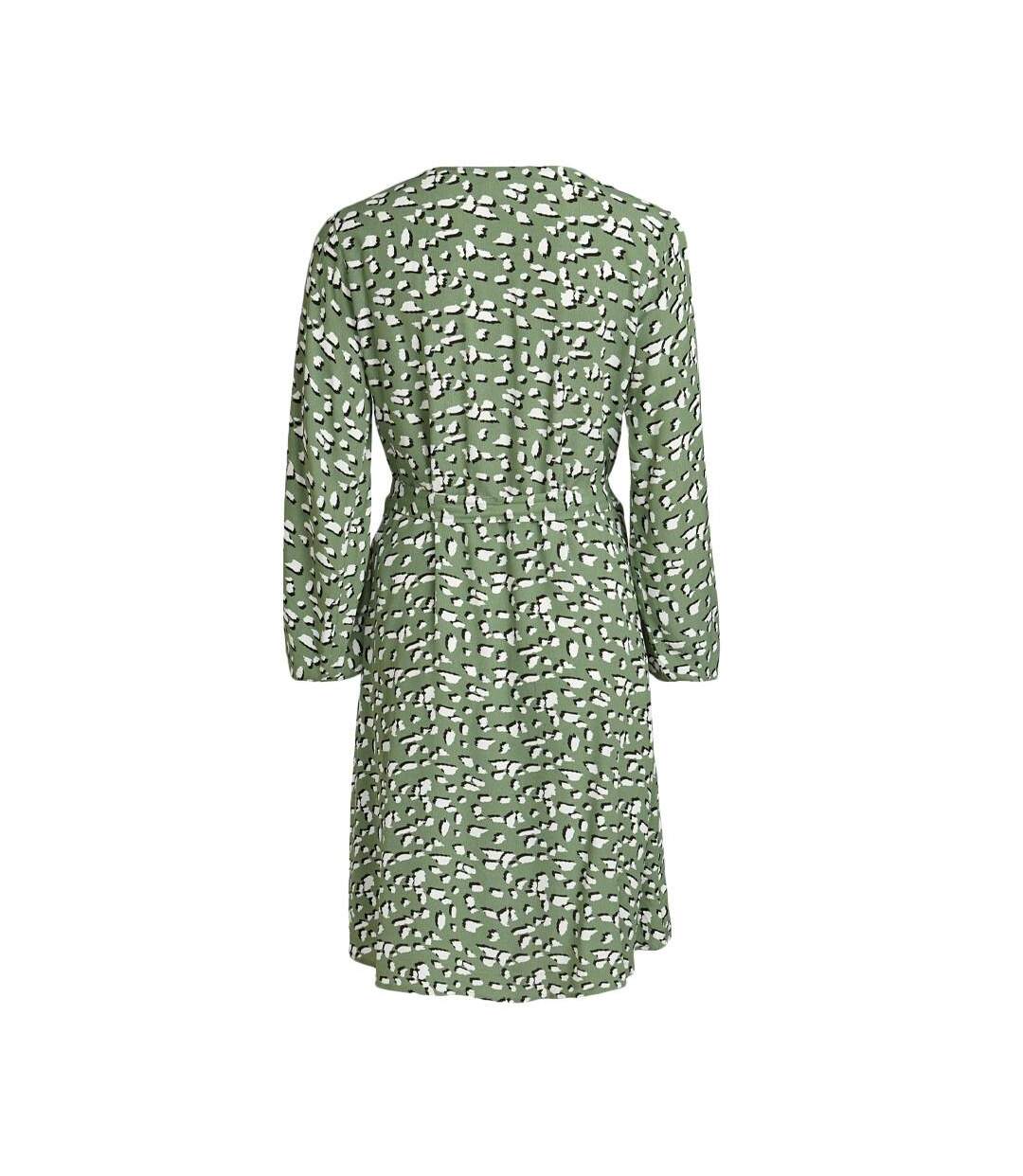 Robe verte à motifs femme vila viviska-2