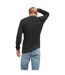 Mens Knitted Regular Jumper Dark Grey Melange Jack And Jones-3