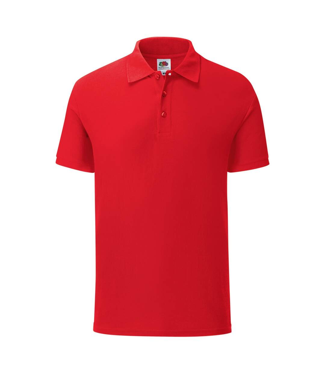 Fruit Of The Loom Mens Iconic Pique Polo Shirt (Red) - UTPC3571