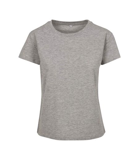 T-shirt Box Femme Gris Chiné Build Your Brand
