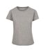 T-shirt Box Femme Gris Chiné Build Your Brand-1