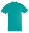 T-shirt manches courtes - Mixte - 11500 - bleu caraïbes