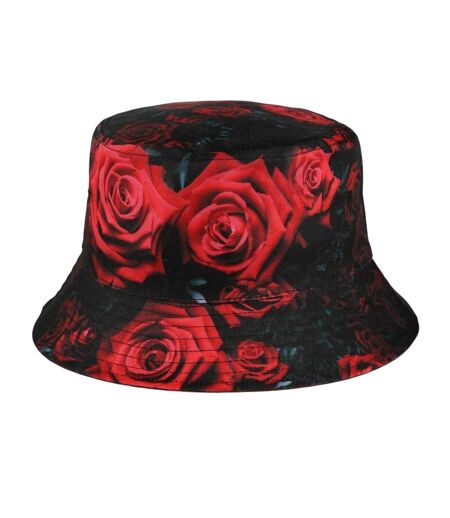 Bob Femme Noir Rouge Spiral