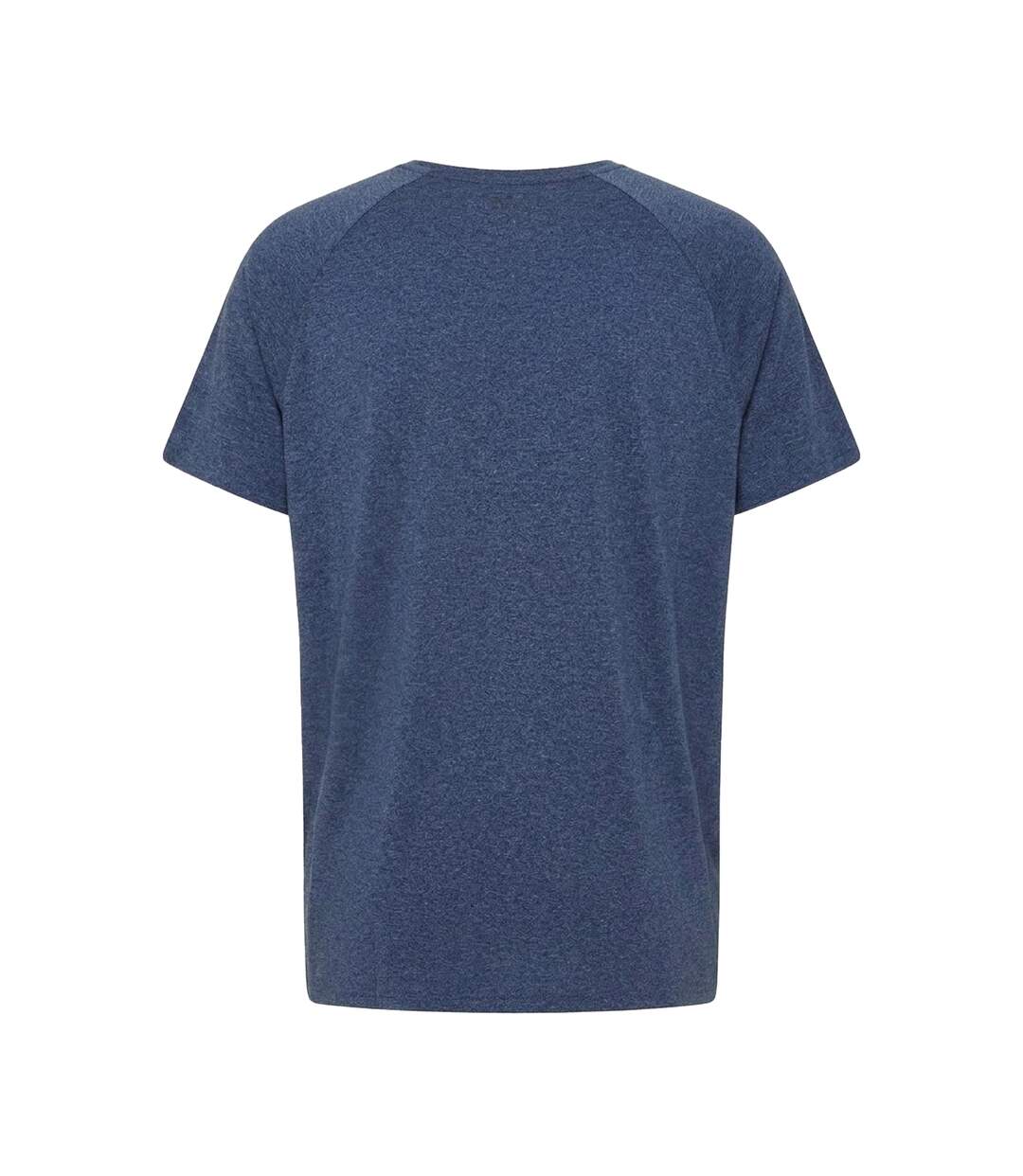 T-shirt Manches Raglan Motif/style Logo Rise Homme Bleu Marine Chiné Boss-2