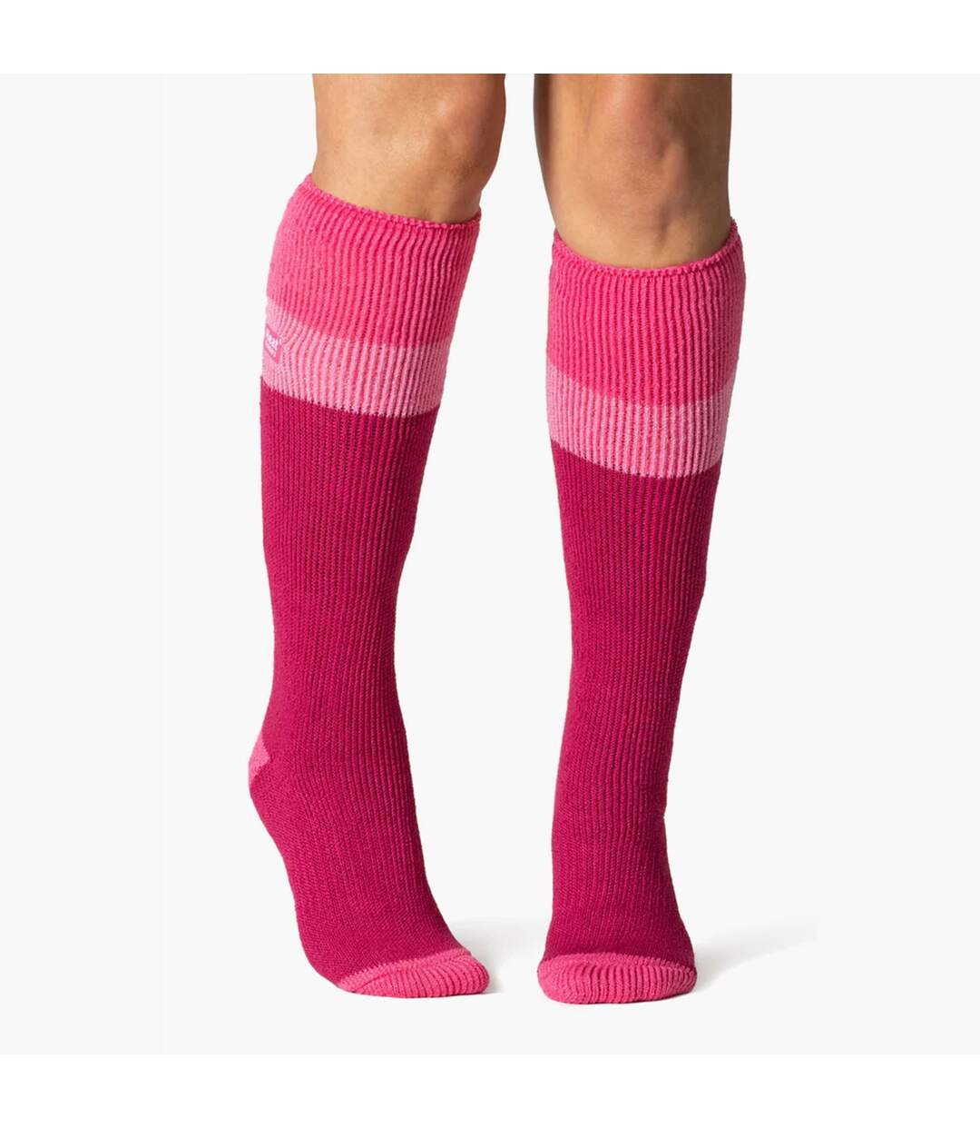 Chaussettes de Ski Femme Hautes Thermiques Chaudes-4