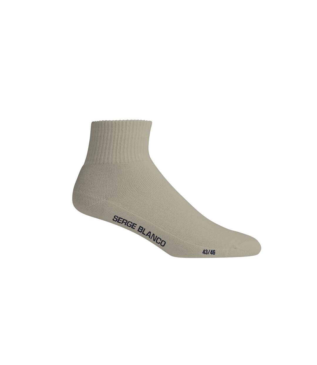 Lot de 6 paires de lowcuts homme unies modèle A126 Serge Blanco-4