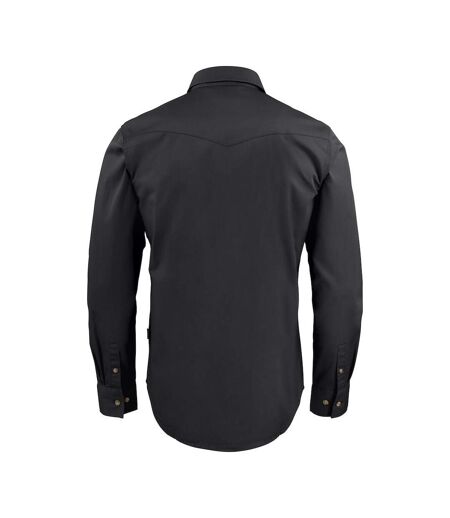Harvest Mens Treemore Long-Sleeved Shirt (Black) - UTUB375