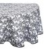 Nappe Antitache Imprimée Palmier 180cm Gris-1