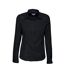 J Harvest & Frost Womens/Ladies Green Bow Collection Formal Long Sleeve Shirt (Black) - UTRW3869