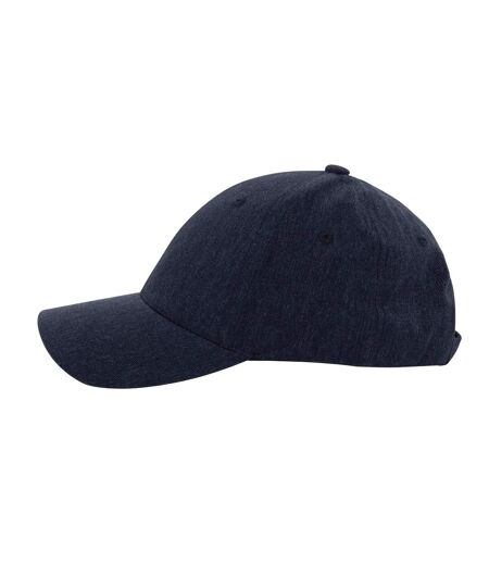 Milo 6 panel heather recycled cap navy XD Collection