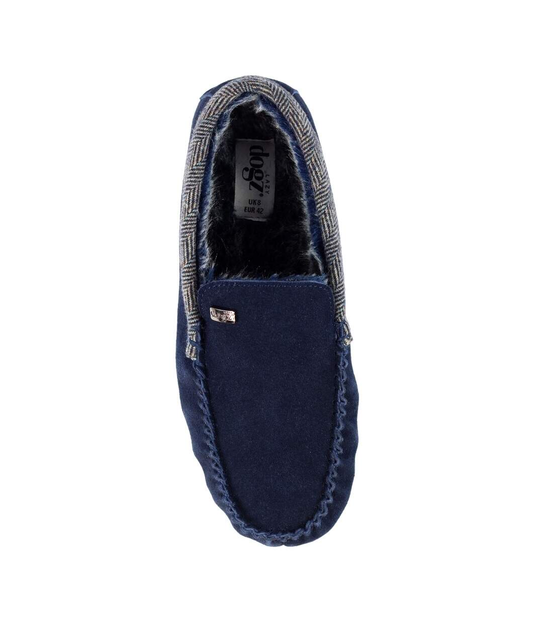 Chaussons worley homme bleu Lazy Dogz