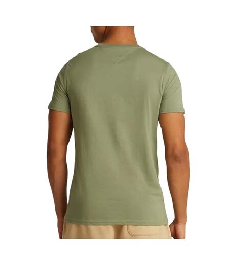 T-shirt kaki homme tommy hilfiger tjm xslim - s