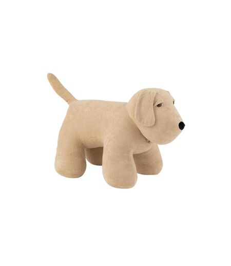 Cale-Porte Chien Bouclé 81cm Beige