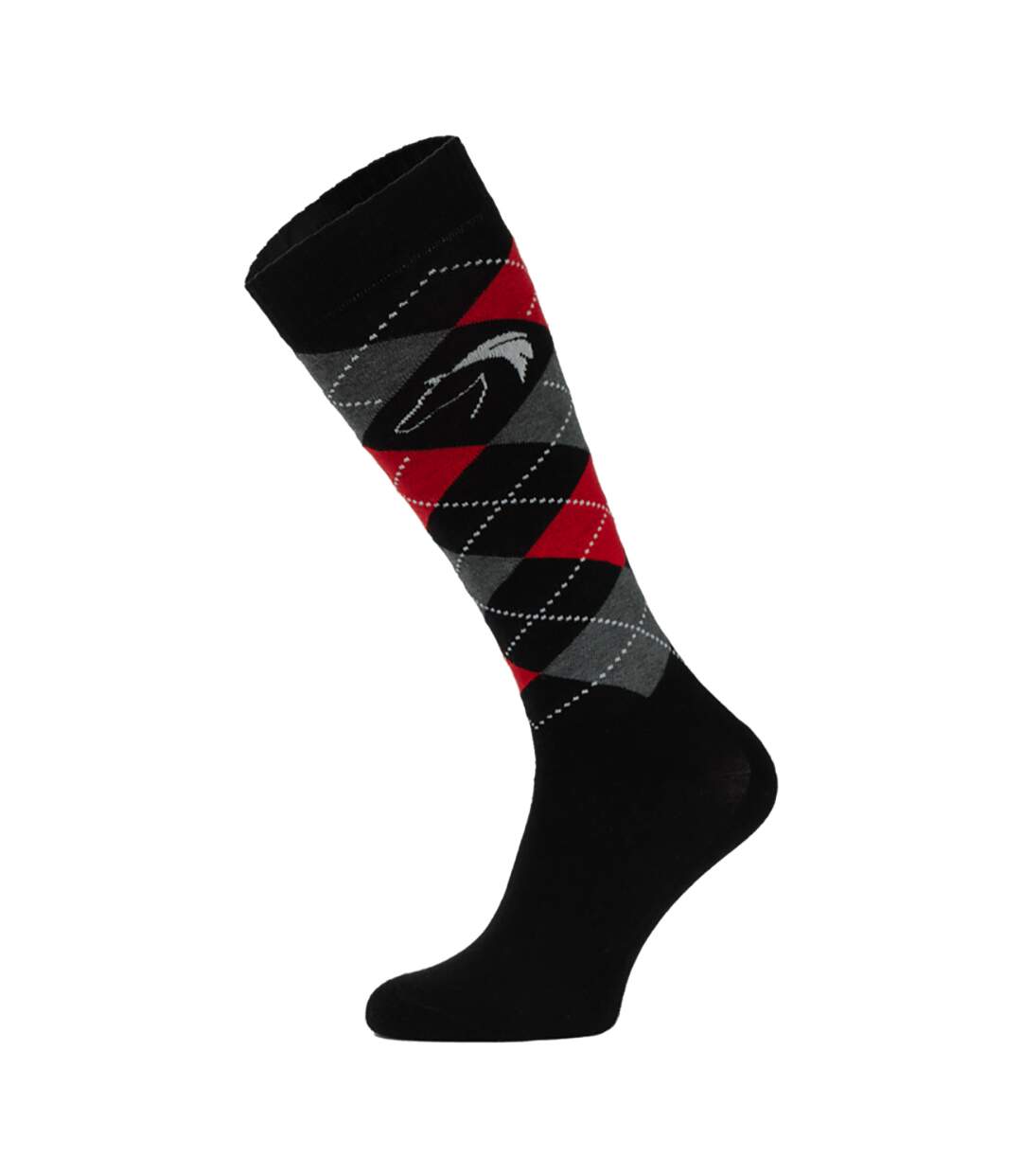 COMODO - Femme Équitation Chaussettes | Chaussettes Argyle Motif Longues Coton-1