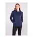 Womens/ladies Dalton Sherpa Lined Full Zip Hoodie Navy Mountain Warehouse-1