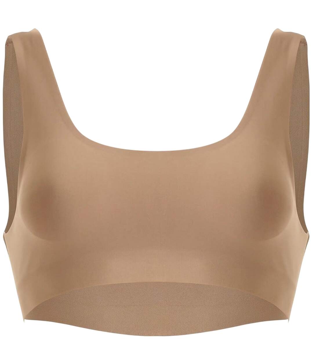 Womens/ladies Structured Scoop Neck Bralette Macchiato Wolford-2