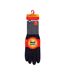 Womens Patterned Fleece Lined Warm Thermal Gloves for Winter-2