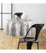 Nappe Toile Cirée Ronde Coconut 160cm Gris-4